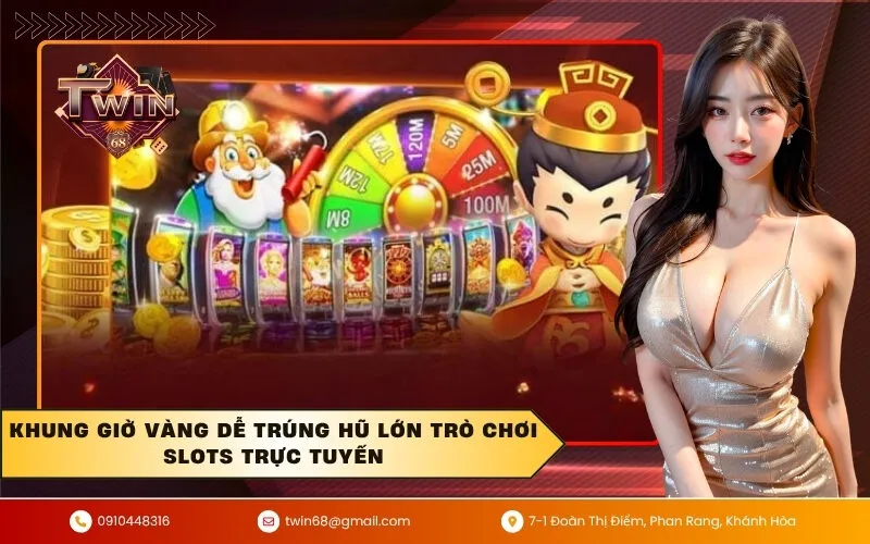 Khung giờ vàng dễ trúng hũ lớn trò chơi slots trực tuyến