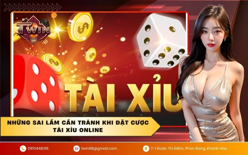 Những sai lầm cần tránh khi đặt cược tài xỉu online