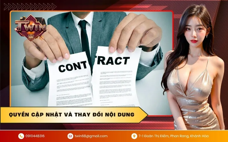 Quyền cập nhật và thay đổi nội dung