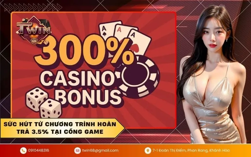 Sức hút từ chương trình hoàn trả 3.5% tại cổng game